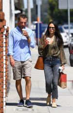 JORDANA BREWSTER and Mason Morfit at Brentwood Country Mart 08/04/2021