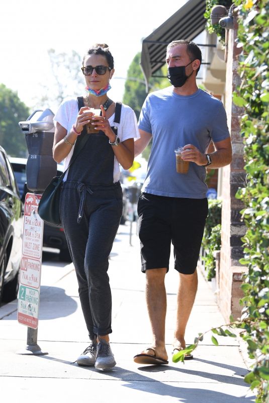 JORDANA BREWSTER and Mason Morfit Out in Brentwood 08/26/2021