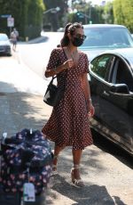 JORDANA BREWSTER Arrives at Jennifer Klein