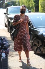 JORDANA BREWSTER Arrives at Jennifer Klein