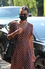 JORDANA BREWSTER Arrives at Jennifer Klein
