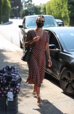 JORDANA BREWSTER Arrives at Jennifer Klein