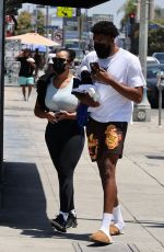 JORDYN WOODS and Karl Anthony Towns Heading to a Gym in West Hollywood 08/18/2021