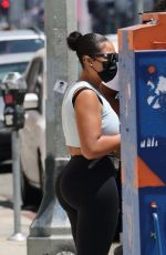 JORDYN WOODS and Karl Anthony Towns Heading to a Gym in West Hollywood 08/18/2021