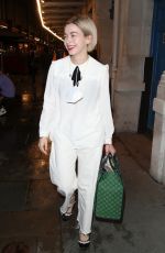 JULIA TAYLOR ROSS Leaves Noel Coward Theatre in London 08/07/2021