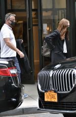 JULIANNE MOORE Leaves Her Hotel in New York 08/25/2021