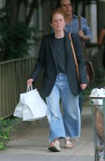 JULIANNE MOORE Out in New York 08/09/2021