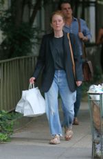 JULIANNE MOORE Out in New York 08/09/2021