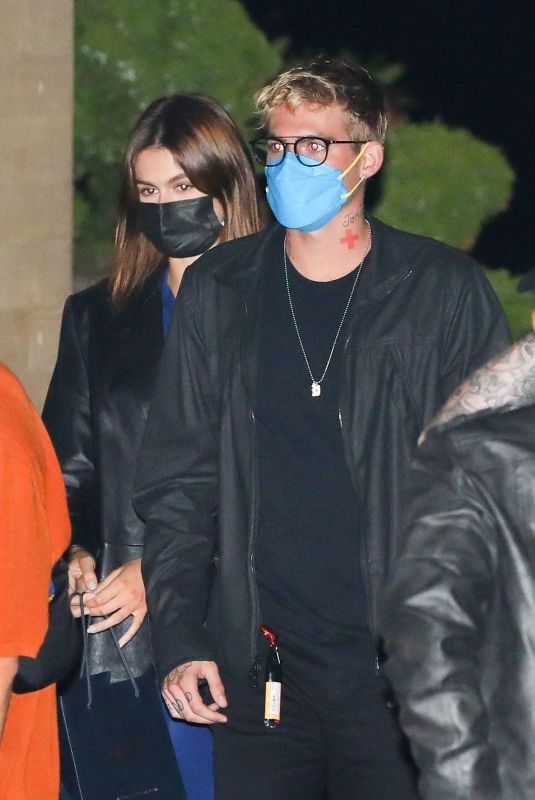 KAIA and Presley GERBER at Nobu in Malibu 08/06/2021