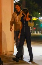 KAIA GERBER and Jacob Elordi Out for Dinner in Los Angeles 08/04/2021