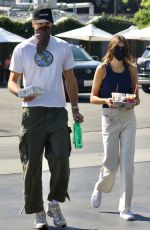 KAIA GERBER and Jacob Elordi Out in Los Angeles 08/28/2021