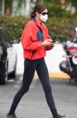 KAIA GERBER at Commissary Coffee in Burbank 08/21/2021