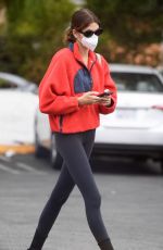 KAIA GERBER at Commissary Coffee in Burbank 08/21/2021