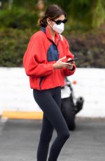 KAIA GERBER at Commissary Coffee in Burbank 08/21/2021