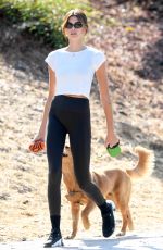 KAIA GERBER Out at a Dog Park in Los Angeles 08/12/2021