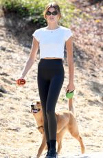 KAIA GERBER Out at a Dog Park in Los Angeles 08/12/2021