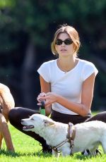 KAIA GERBER Out at a Dog Park in Los Angeles 08/12/2021