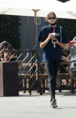 KAIA GERBER Out for Iced Coffee at Coffee Commissary in Los Angeles 08/09/2021