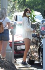 KAIA GERBER Shopping at Garden Furniture Shop in Los Angeles 08/04/2021