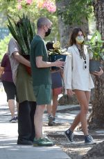 KAIA GERBER Shopping at Garden Furniture Shop in Los Angeles 08/04/2021