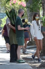 KAIA GERBER Shopping at Garden Furniture Shop in Los Angeles 08/04/2021