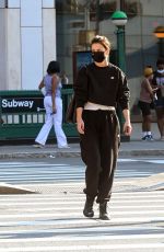 KAIE HOLMES Out and About in New York 08/12/2021
