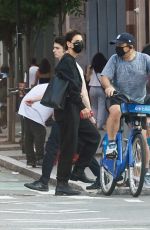 KAIE HOLMES Out and About in New York 08/12/2021