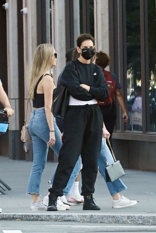 KAIE HOLMES Out and About in New York 08/12/2021