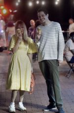 KALEY CUOCO and Pete Davidson on the Set of Meet Cute in New York 08/08/2021