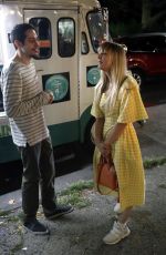 KALEY CUOCO and Pete Davidson on the Set of Meet Cute in New York 08/08/2021