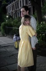 KALEY CUOCO and Pete Davidson on the Set of Meet Cute in New York 08/15/2021