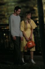 KALEY CUOCO and Pete Davidson on the Set of Meet Cute in Queens 08/24/2021