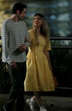 KALEY CUOCO and Pete Davidson on the Set of Meet Cute in Queens 08/24/2021