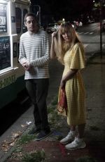 KALEY CUOCO on the Set of Meet Cute in New York 08/09/2021