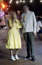KALEY CUOCO on the Set of Meet Cute in New York 08/09/2021