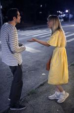 KALEY CUOCO on the Set of Meet Cute in New York 08/09/2021