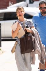 KALEY CUOCO on the Set of Meet Cute in New York 08/11/2021