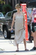 KALEY CUOCO on the Set of Meet Cute in New York 08/12/2021