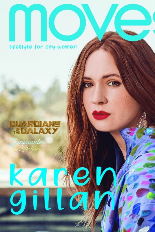 KAREN GILLAN in New York Moves Magazine, August 2021
