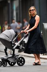 KARLIE KLOSS Out with Her Baby in New York 08/03/2021