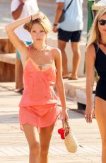 KATE and LILA GRACE MOSS Out in Ibiza 08/13/2021