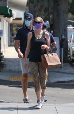 KATE UPTON and Justin Verlander Out in Santa Monica 08/03/2021
