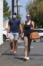 KATE UPTON and Justin Verlander Out in Santa Monica 08/03/2021