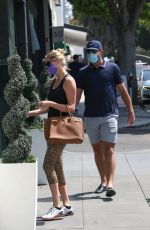 KATE UPTON and Justin Verlander Out in Santa Monica 08/03/2021