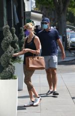 KATE UPTON and Justin Verlander Out in Santa Monica 08/03/2021