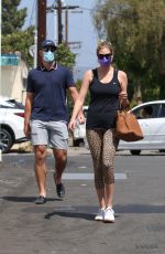 KATE UPTON and Justin Verlander Out in Santa Monica 08/03/2021