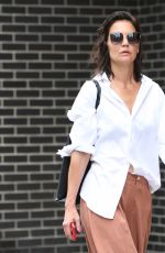 KATIE HOLMES Out and About in New York 08/03/2021