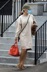 KATY PERRY at a Skincare Clinic in Beverly Hills 08/16/2021