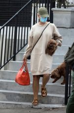 KATY PERRY at a Skincare Clinic in Beverly Hills 08/16/2021