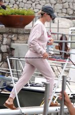 KATY PERRY Out at Port of Capri 08/06/2021